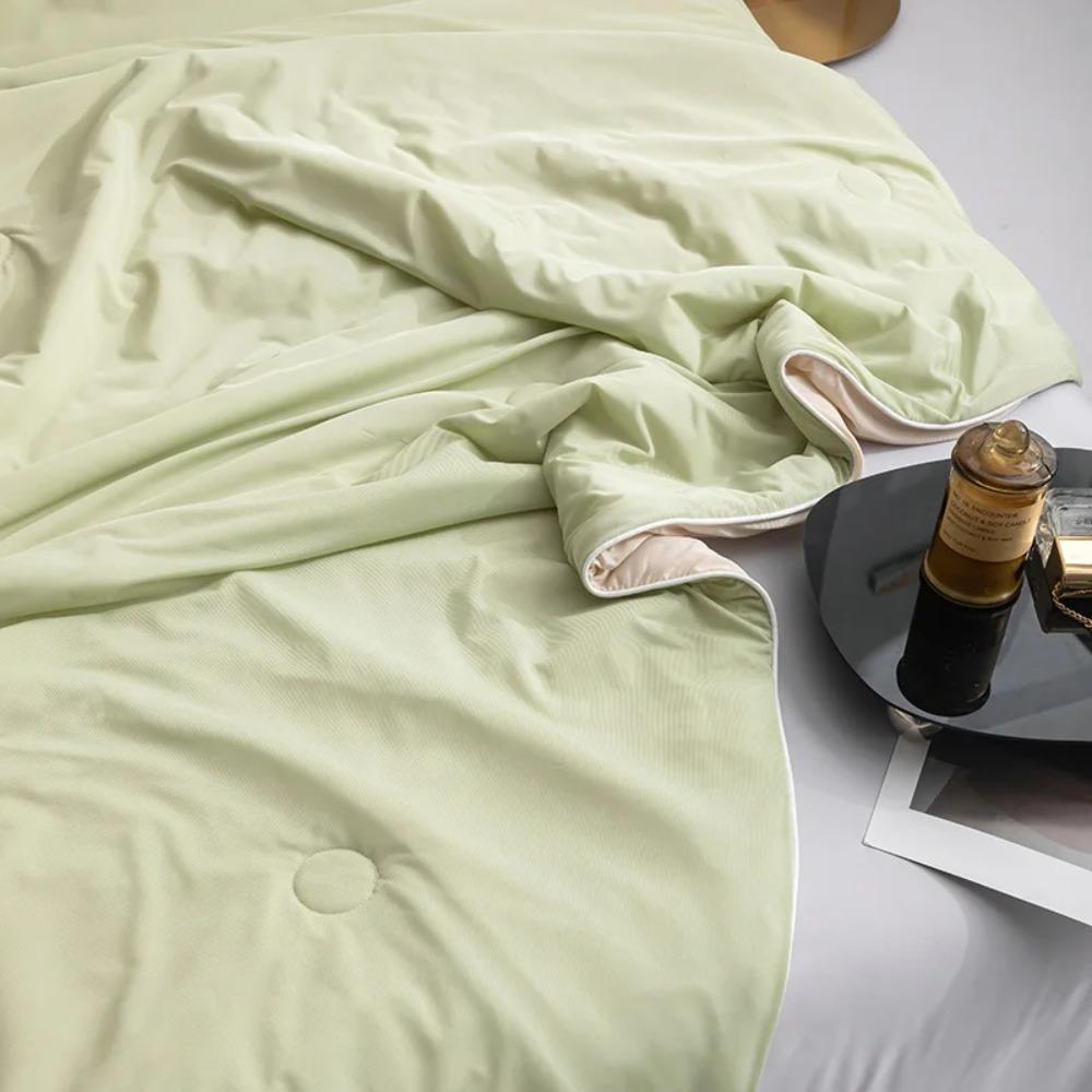 Cooling Fabric Summer Cooling Quilt Solid Color Cooling Blanket Summer Thin Quilt Dormitory