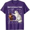 Funny Physics What Cats Really Think Math Humor T-Shirt
