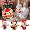 Christmas Gifts Christmas Toys Santa Claus Elk Animal Head Puppet Hand Puppet Christmas Puppets