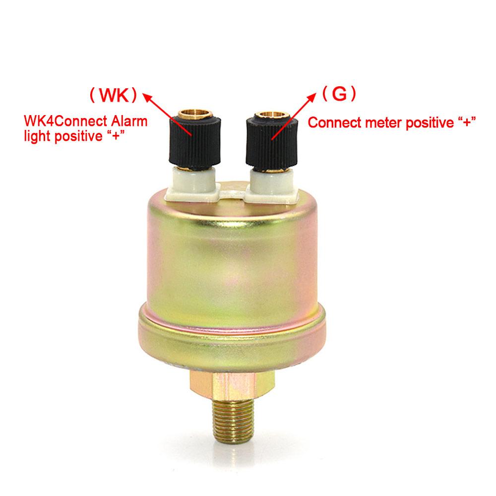 1/8 NPT Engine Oil Pressure Sensor Gauge 10mm 0-5BAR 0-10BAR Sender Switch Sending Unit Replacement Oil Pressure Gauge Sensors