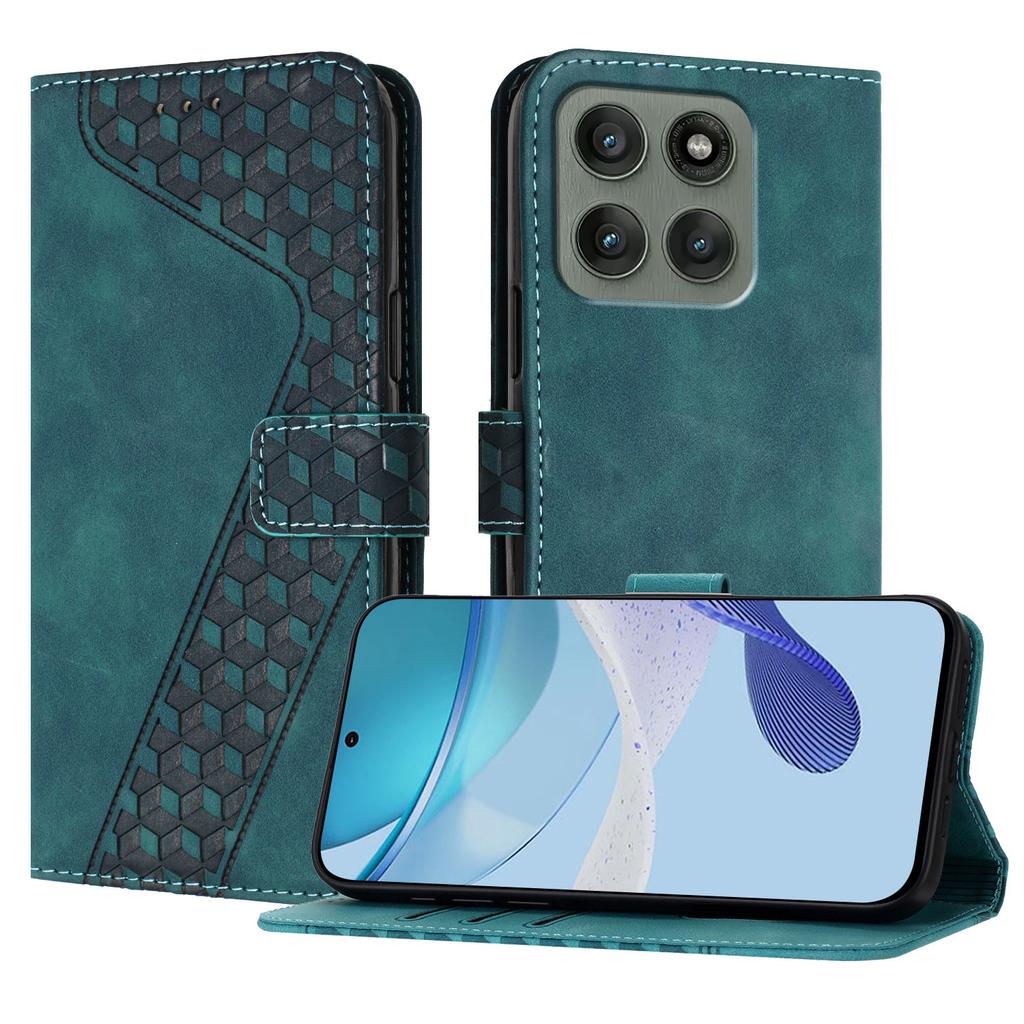 For Motorola Edge 60S Pro/Motorola Edge 60 Pro 5G Leather Case 7-Shaped Pattern Wallet Stand Shockproof Phone Cover