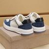 European station 2025 spring and autumn new casual board shoes men's leather breathable sports men's shoes fashion color matching lace-up trendy shoes