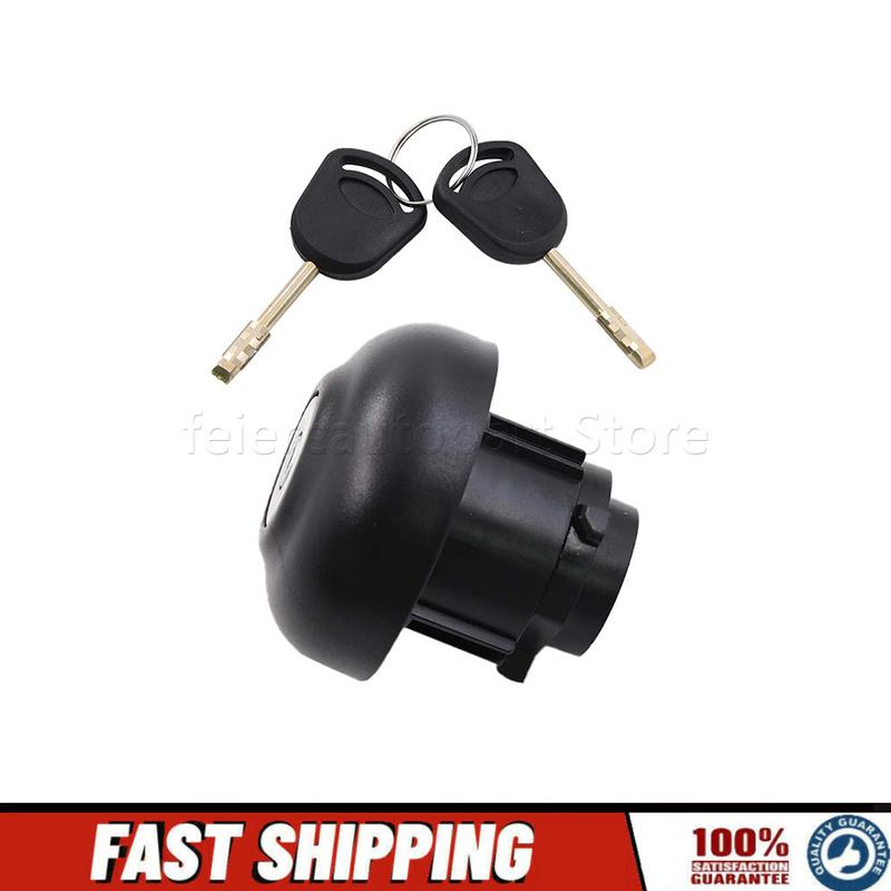For Ford Transit Mk7 Anti Theft Diesel Fuel Tank Filler Cap Cover Lock With 2 Keys Kit 2006 - 2018 1715043 9C119K163AA