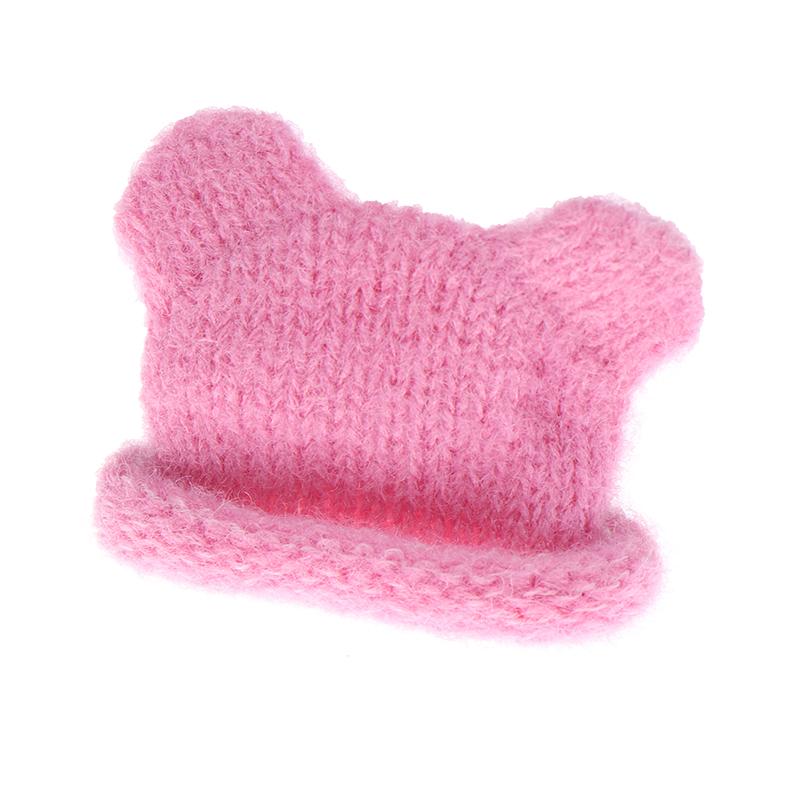 1/12 Кукла Мини Цветная Вязаная Шапка Моделирование Шапки Ручной Работы Игрушки Кукла Одевание Аксессуары Для Детей Ролевые Игры Игрушка