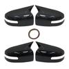 For Mitsubishi Lancer X 10 EX EVO 2008-2016/13-16 Side Door Rearview Mirror Cover Cap Trim Shell Sticker Car Styling Accessories