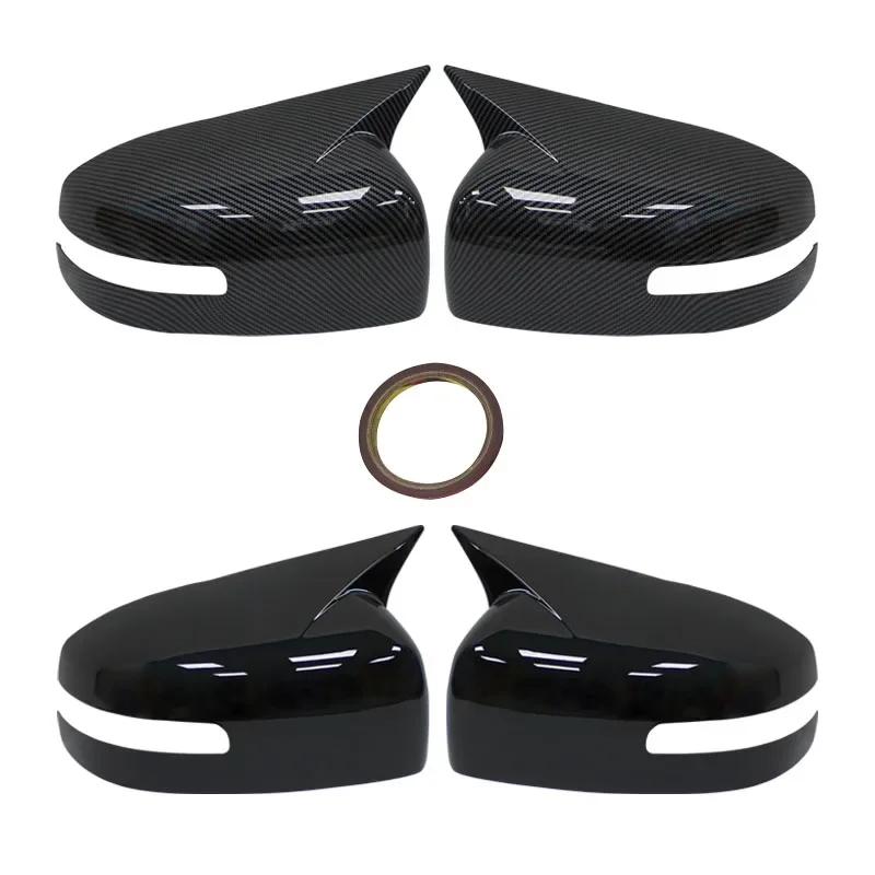 For Mitsubishi Lancer X 10 EX EVO 2008-2016/13-16 Side Door Rearview Mirror Cover Cap Trim Shell Sticker Car Styling Accessories