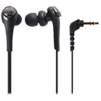 Внутриканальные наушники Audio Technica SOLID BASS черного цвета BK ATH-CKS550