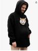 Men & Women Fall Winter Casual Fleece Lined Loose Warm Fleece Hooded Sweatshirt