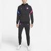 Nike Мужская быстросохнущая толстовка с капюшоном с цветными блоками и логотипом на молнии, черная DB7814-014