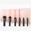 Yousheng 6Pcs/Set Makeup Brush Release Powder Evenly Soft Nylon Bristle Non-slip Handle Comfortable Grip Multipurpose Eye Liner Eye Shadow Brush Set