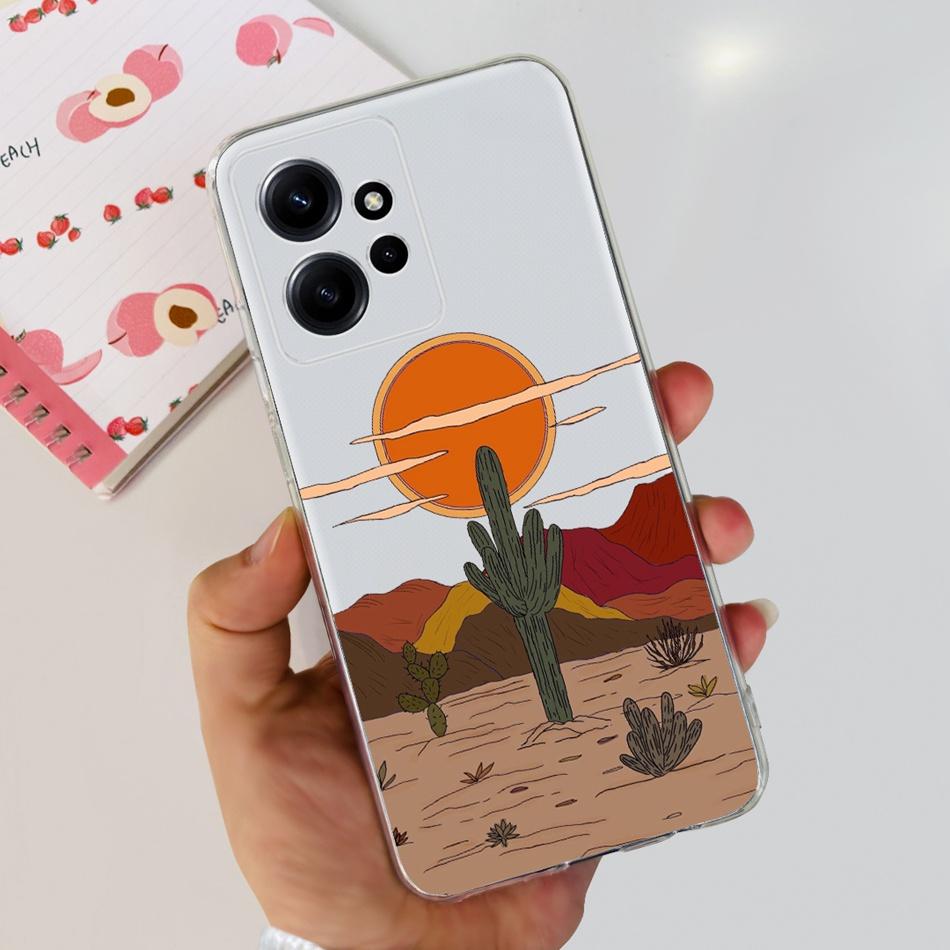 Для Xiaomi Redmi Note 12 Global Стильный Чехол для Телефона Мягкий Силикон ТПУ Задняя Крышка Для Redmi Note 12 Pro 4G Note12 12Pro