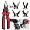 Универсальный многоцелевой сверхпрочный набор инструментов, многофункциональный набор плоскогубцев с эргономичной