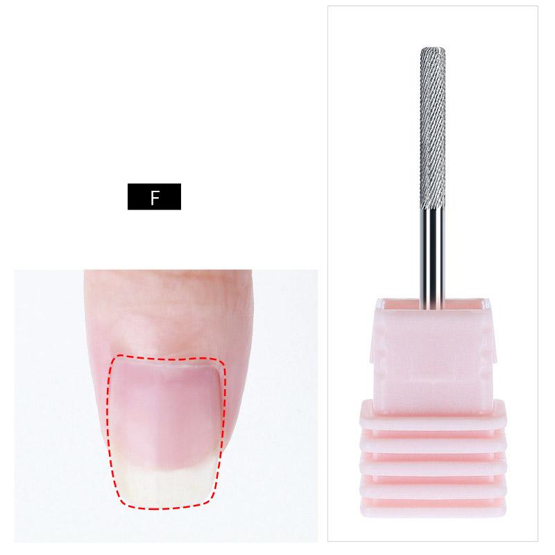 Высококачественное сверло из вольфрамовой стали с покрытием из сплава Five one, электрическая шлифовальная головка, аксессуары и инструменты для удаления кутикулы с ногтей