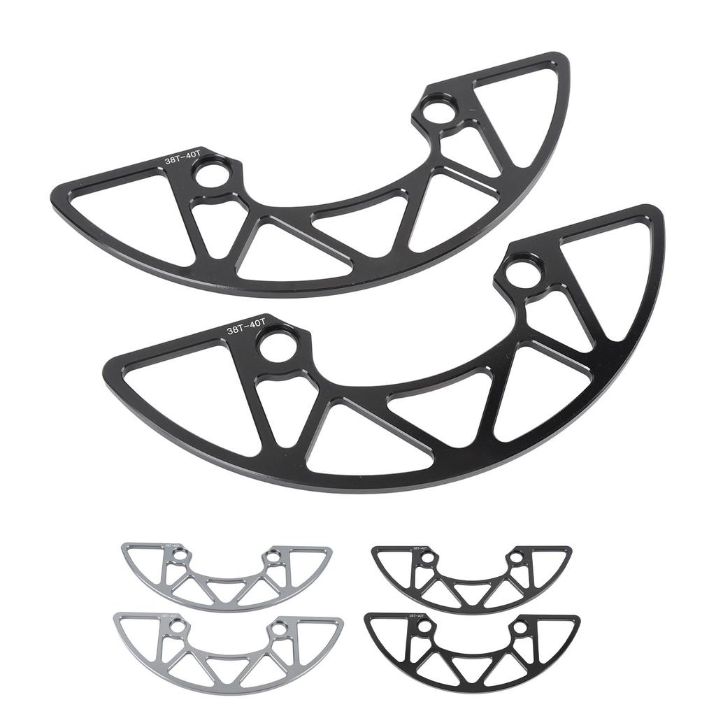 Cycle Chainring Guard Aluminum Alloy 104BCD Cycle Sprocket Protector for 38 to 40T Positive Negative