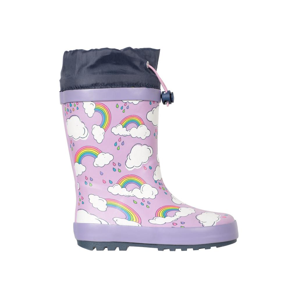 Mountain Warehouse Childrens/Kids II Rainbow Winter Wellington Boots