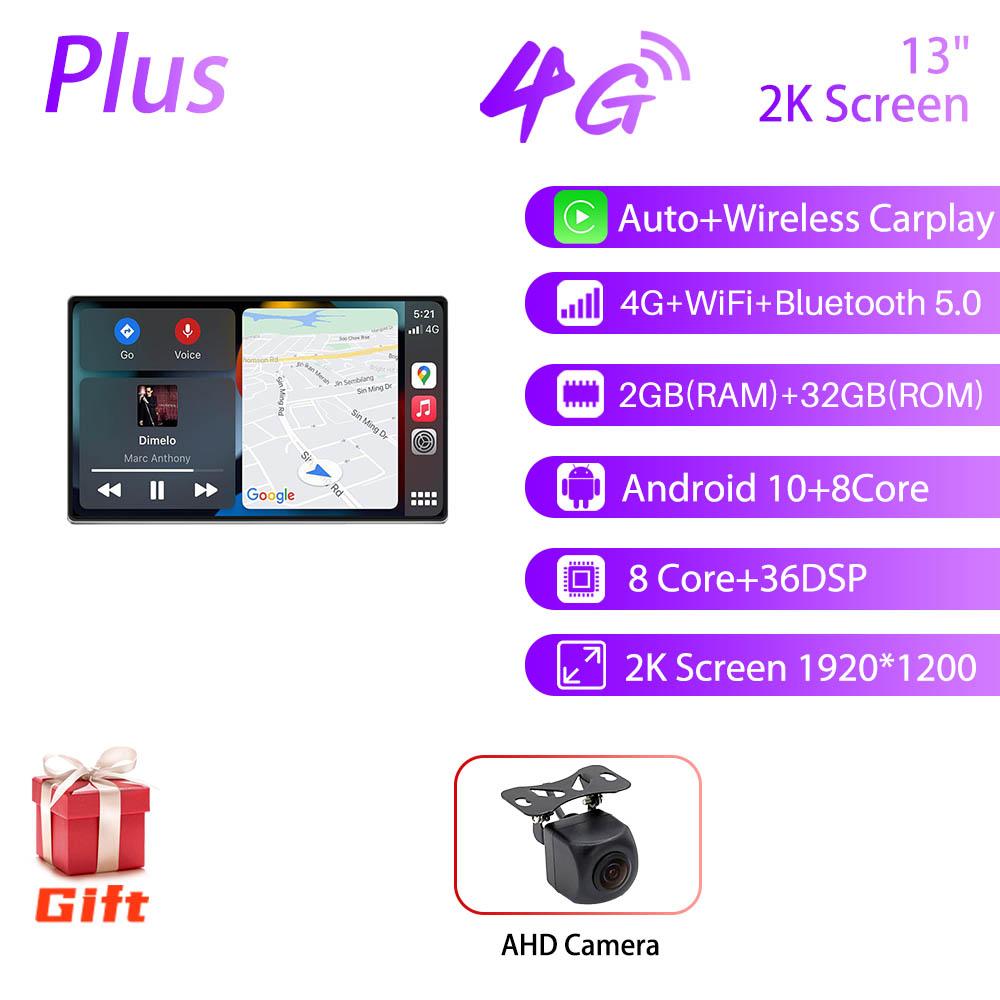 2 Din 4G LTE Car Android Radio 13" Inch For VW Golf 6 2008-2016 DSP GPS Wireless Carplay Auto Multimedia Stereo Android 10