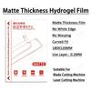 MZ-036MP 50pcs TPU Clear HD Film Mobile Phone Matte Privacy Protector for Cutter Anti-peeping Cutting Hydrogel Film EPU Micas 1