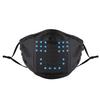Smart Voice Control Face LED Glowing Nightclub Glowing Face Cover Luminous Decor