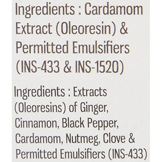 Spice Drop Chai Masala Elaichi Tea Combo | Natural Extract of Cardamom (Elaichi)| Flavours 360 Cups Of Tea | 5 ML X 2 Packs