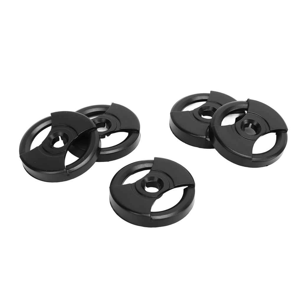 5PCS Plastic Record Adapters 45RPM Turntable Adapter Gramophone Accessories Black 1L50
