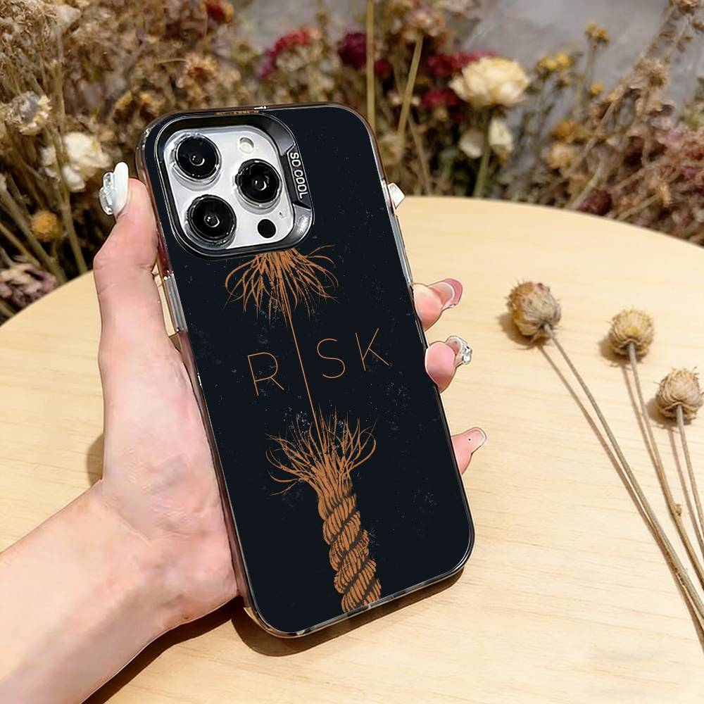 Чехол для телефона Day Trader Trading RISK RICH для iPhone 17,16,15,14,13,12,11 Plus,Pro Max,XS,Разноцветный Серебристый Черный Чехол