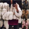 European and American Faux Fur Coat Women's New Autumn and Winter Faux Fox Fur Mid Length Faux Fur Fur Fur Coat