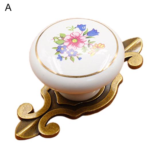 Ручка ящика, утолщение, удобная сенсорная круглая керамическая ручка для шкафа, дверная ручка, мебель