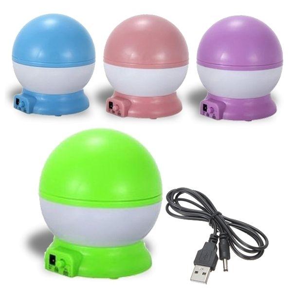 Ночник с проекцией звездного неба, розовая USB-лампа