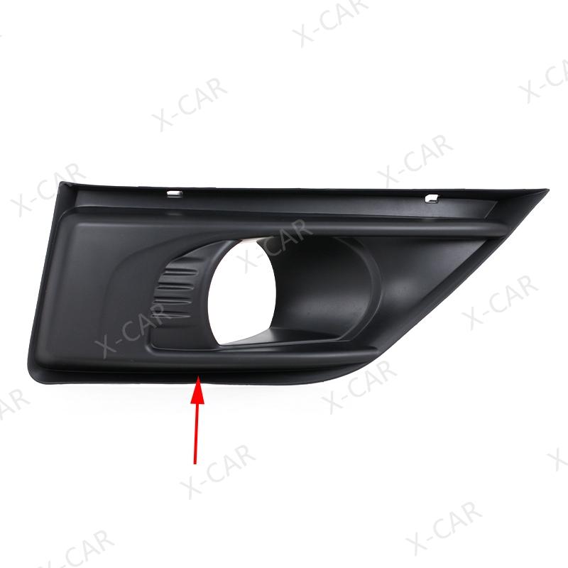 Car Front Bumper Fog Light Foglamp Cover Trim Grille Frame Lid Bezel Hood For Citroen C4 Picasso
