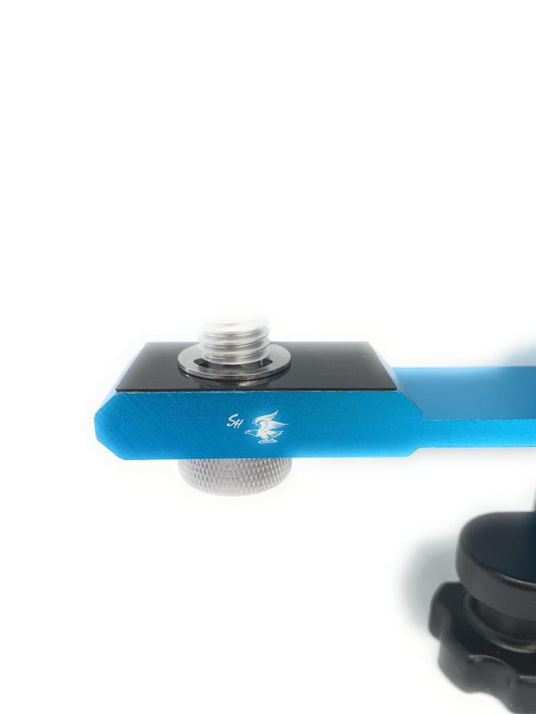 Light Sky Holder Tool Магнитный тип Мощный лазерный маркер Держатель маркера Магнит Уровень Уровень Не требуется штатив Зажим Функция регулировки подъема (синий)