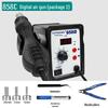 Xufengwang 8586 Dual Soldering Station: Digital Display, Adjustable Temperature for High-Power Phone Repair and Welding