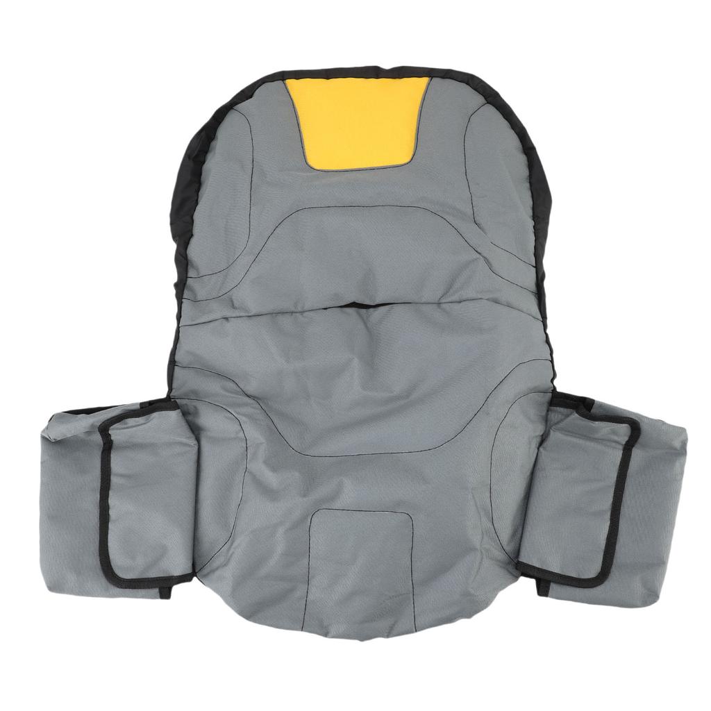 Чехол на сиденье газонокосилки-райдера, непромокаемый, пыленепроницаемый, регулируемый, протектор для сиденья трактора, серый