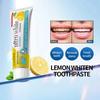 Зубная паста для удаления пятен от лимона Натуральный мягкий уход Защищает эмаль Вкус свежего лимона Улучшает здоровье десен