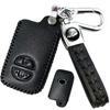 Exclusive for Suitable for Toyota Prius 30 Corolla Leather Smart Key Key Prevents and Scratches Black Toyota, Series, Aqua, Vitz, 86, Etc.,