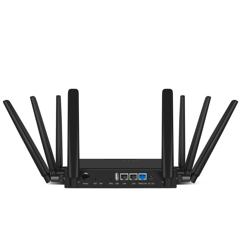 WiFi6 Dual-band 5G Router with SIM Slot, 1800Mbps Mesh, MT7621A.