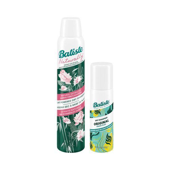 BATISTE Сухой шампунь Naturally Bamboo Fiber & Gardenia 200 мл специальный (+ оригинальный подарок 50 мл)