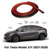 Для Tesla Model 3 Y 2021-2026 Juniper Highland Резиновые уплотнительные полоски для дверей автомобиля, капота, багажника, люка. Комплект уплотнений. Звукоизоляционные аксессуары.