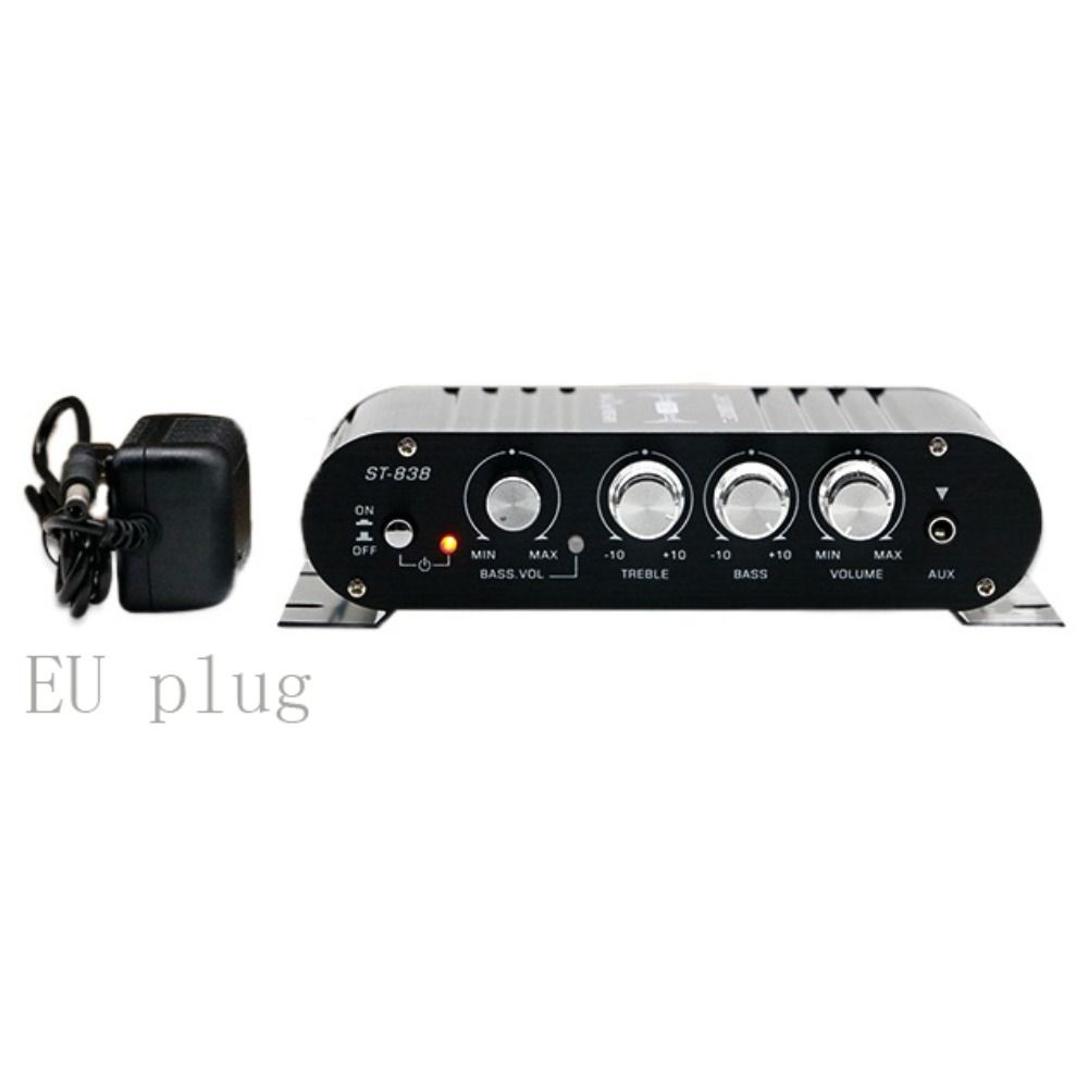 Subwooferoof ST-838 Amplifier 2.1 Channel Power Amplifier for Speaker/Phone/Computer/DVD