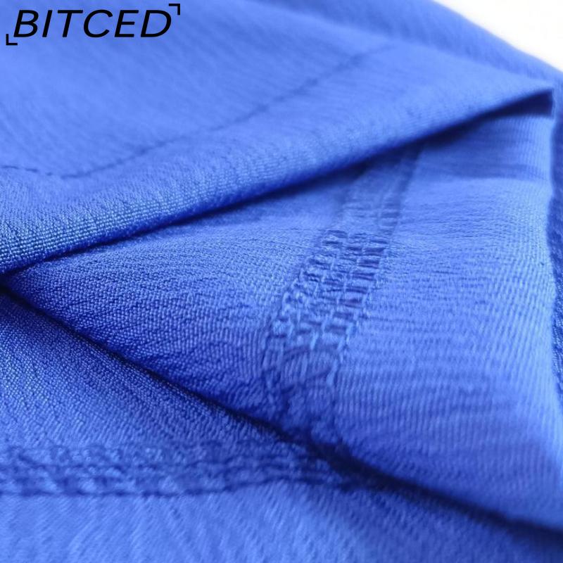 BITCED Осенне-зимний свободный эластичный мятый длинный рукав рубашка широкие брюки женский комплект из двух предметов для отдыха