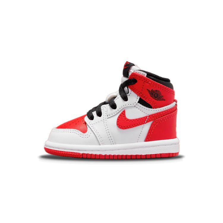 Детские кроссовки Air Jordan 1 Retro High OG TD Heritage Red White University-Red AQ2665-161