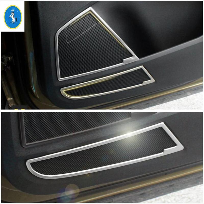 Внутренняя Автоматическая Дверь Стерео Динамик Аудио Громкоговоритель Звуковая Декоративная Панель Покрытие Отделка Для Skoda Kodiaq 2017 - Аксессуары для Интерьера