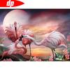 Diamond Painting Cross Stitch Flamingo Full Round Diamond Embroidery