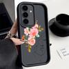 Цветочный Жесткий Девушка Линия Чехол Для Телефона Для Samsung S26 S25 S24 S23 S21 S20 Ultra Funda Для Galaxy S25 S24 FE S26 Plus Силиконовая Крышка