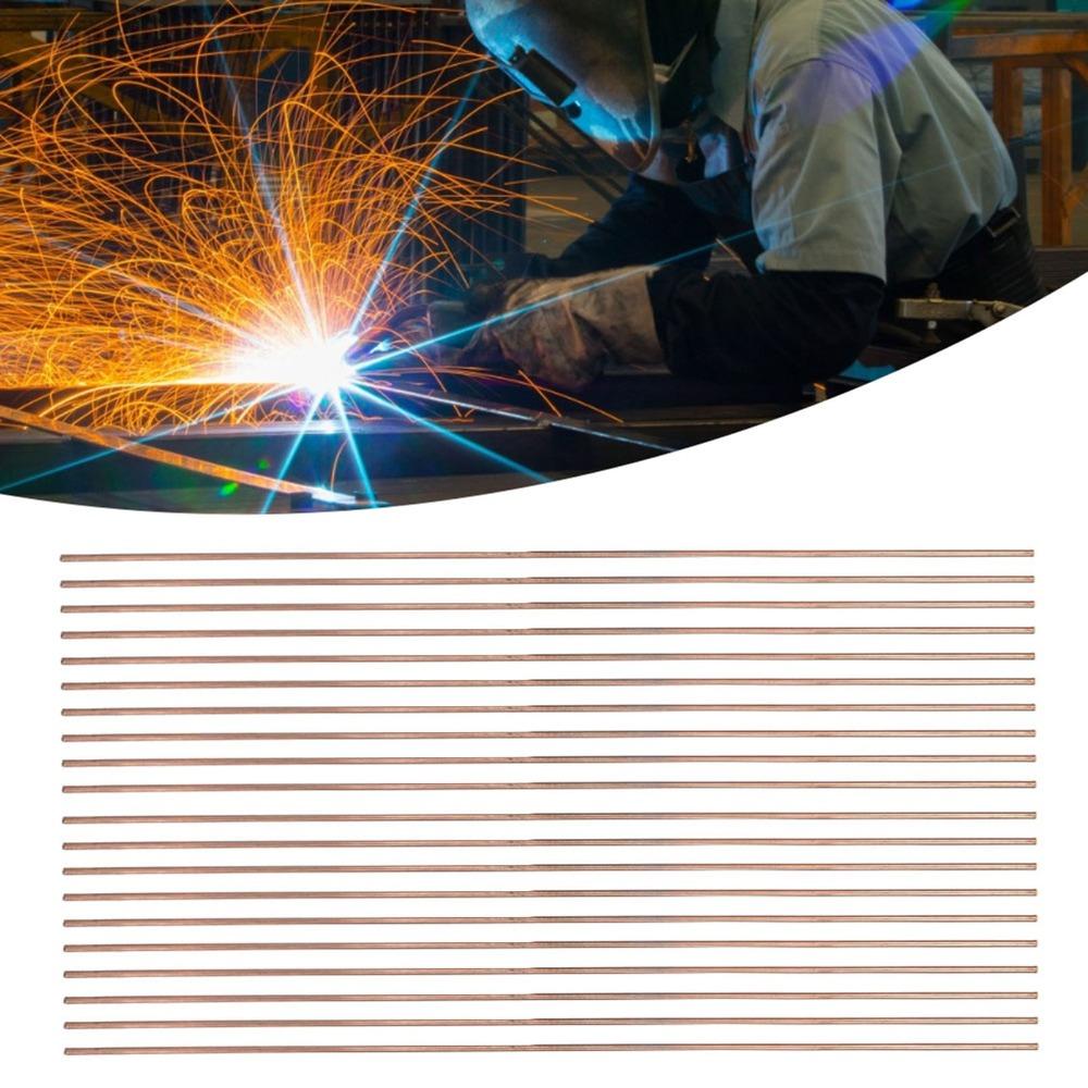 20pcs Copper Alloy Brazing Round Rod 2.5mm Diameter Phosphor Bronze Rod Copper Tube Repair