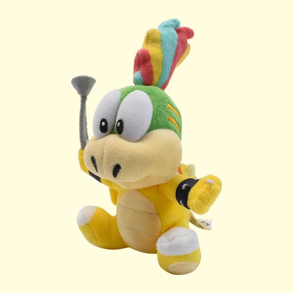 Large Mario Koopa Family Plush Set - 7 Styles Soft Bowser Jr Stuffed Toys Video Game Characters for Kids Birthday Gift