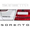 3D ABS Логотип-Буквы SORENTO Наклейка на Задний Бампер и Крышку Багажника Стайлинг Автомобиля Для Sorento 2004-2020 2021 Автоаксессуары