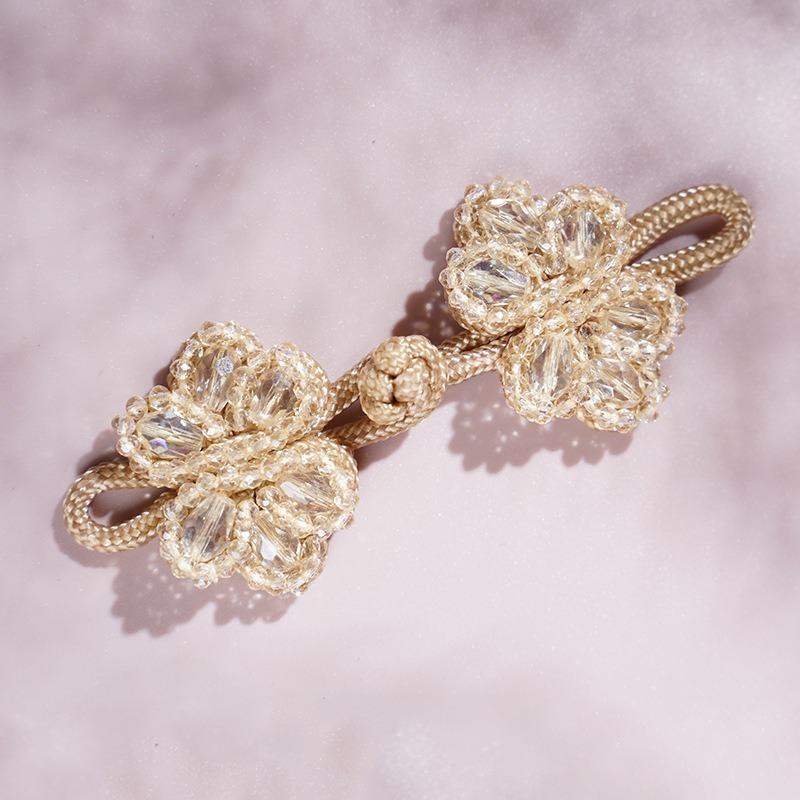 Декоративные пуговицы ручной работы из бисера в этническом стиле, китайские пуговицы ципао в стиле Тан