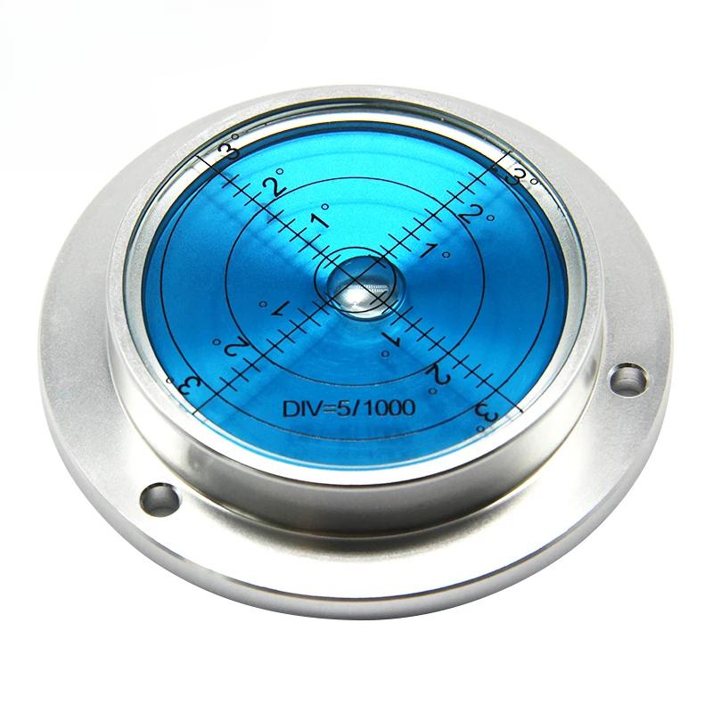 Круглые спиртовые уровни Кран Горизонтальный пузырьковый уровень Измерительный инструмент Размер 80*62*15 мм 1 шт. Пузырьковый уровень