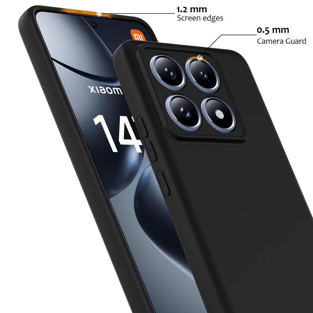 For Xiaomi 14T Pro Case Compatible with MagSafe Anti-Drop Liquid Silicone Phone Cover