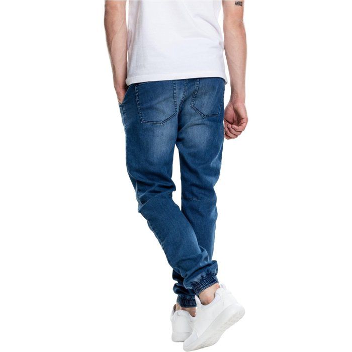Pantalons Jogging - Urban Classics - Denim Tricoté - Bleu - Homme - Fitness